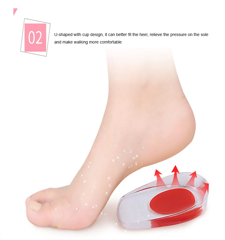 Online Shopping Heel Silicone Gel Foot Pad For Shoes Super Comfort Shoe ...