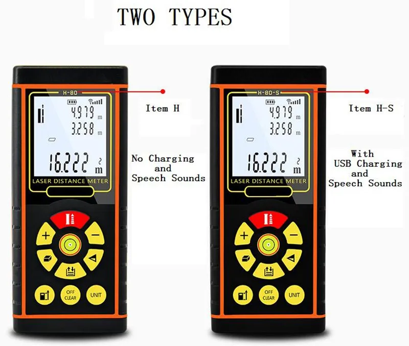 80m China Manufacture Handheld Outdoor Simple Small Laser Measuring Tool Buy Laser Measuring