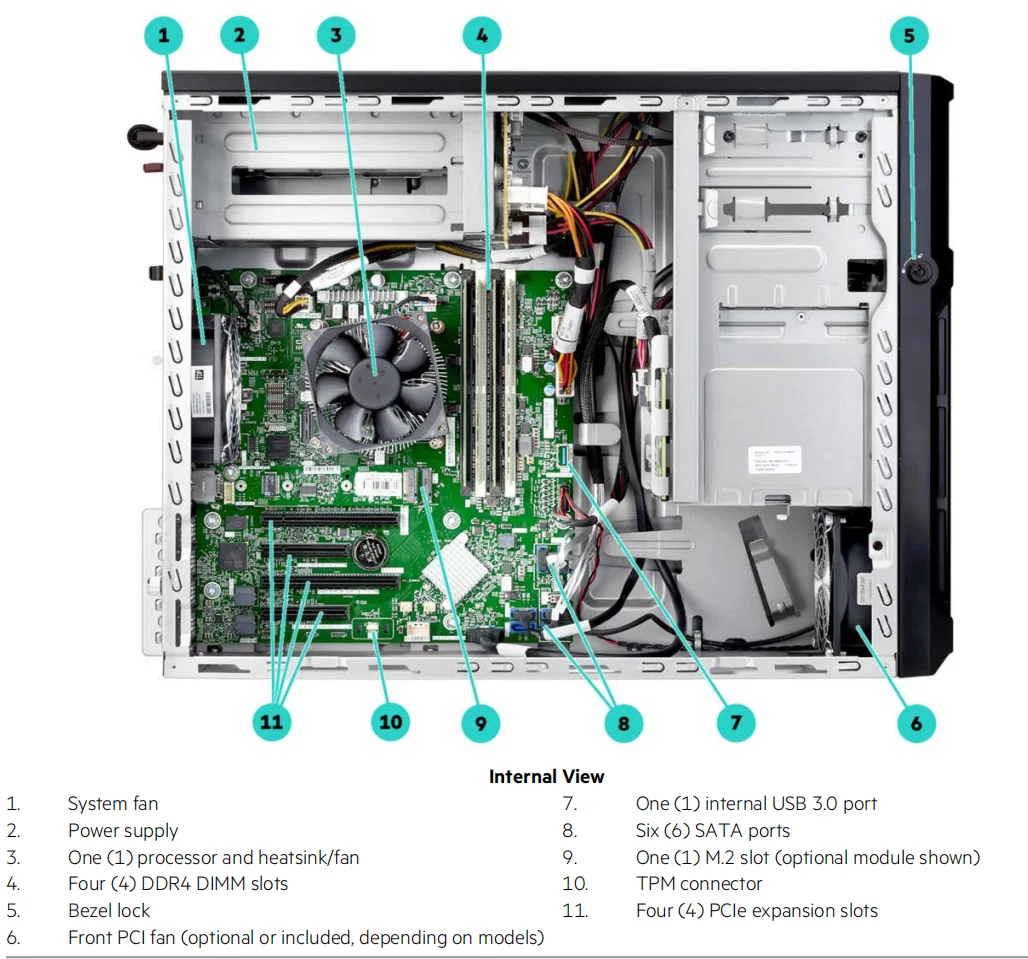 Сервер HPE PROLIANT ml30 gen10 p16928-421.