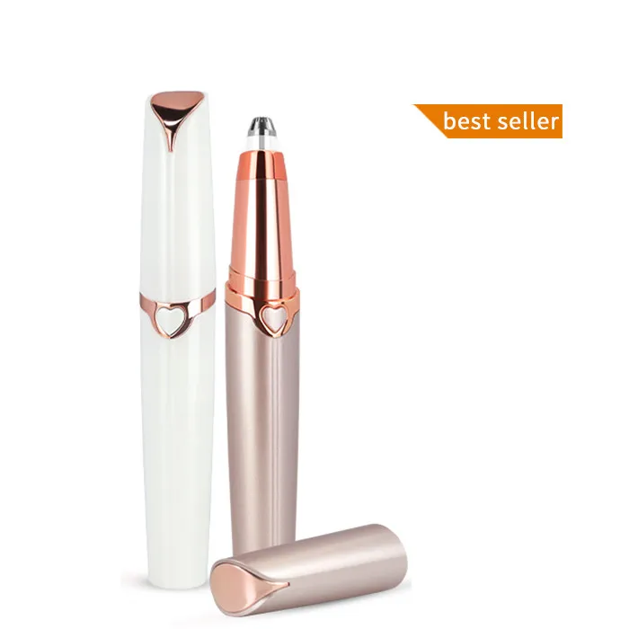

Hair Nose Temple Mini Portable Usb Electric Lady Beauty Eyebrow Trimmer With Box, As your request,colorful