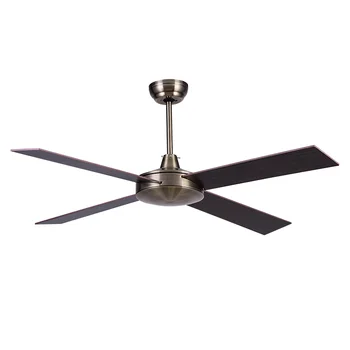 2020 Precio De Fábrica Del Sudeste De Asia Venta Caliente 4 China El costo de metal de 52 pulgadas Ventilador de techo