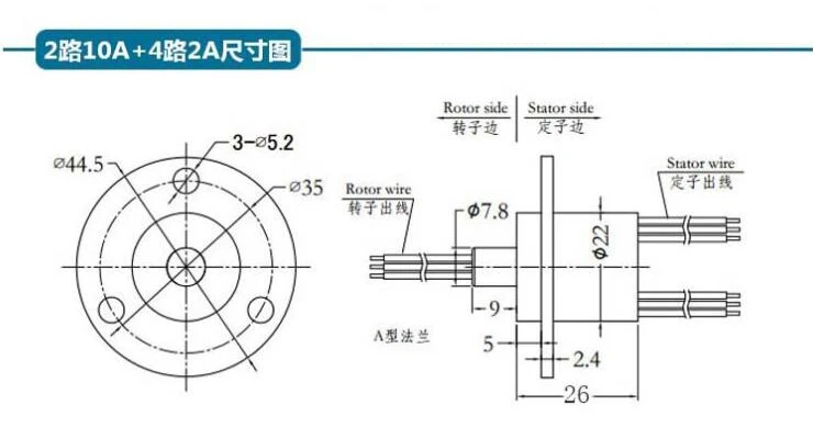 Taidacent Slip Ring Power Connectors - Reliable Rotating Solutions