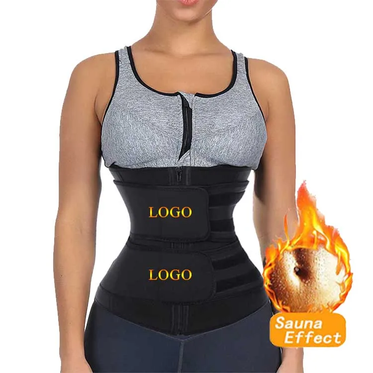 

Waist Trainer Corset haper,2 Pieces, Black