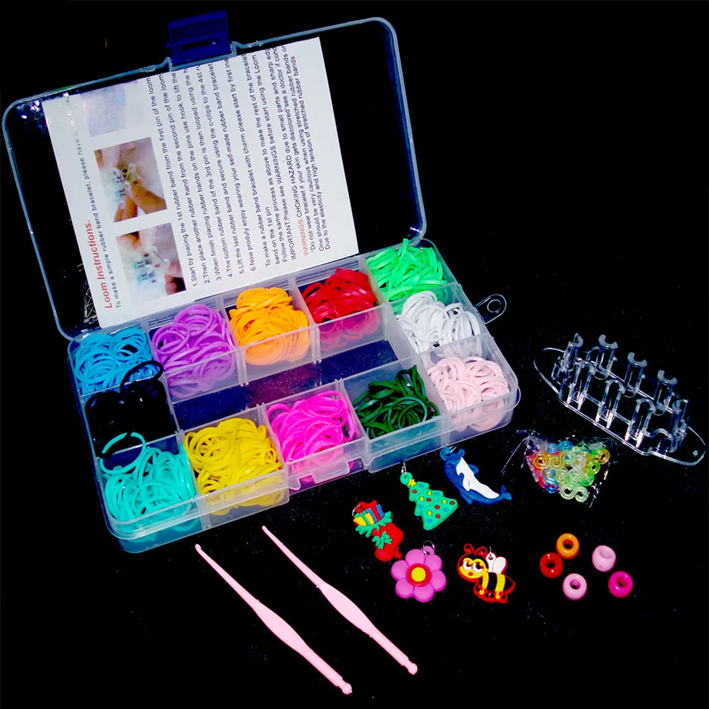 large colored rubber bands
