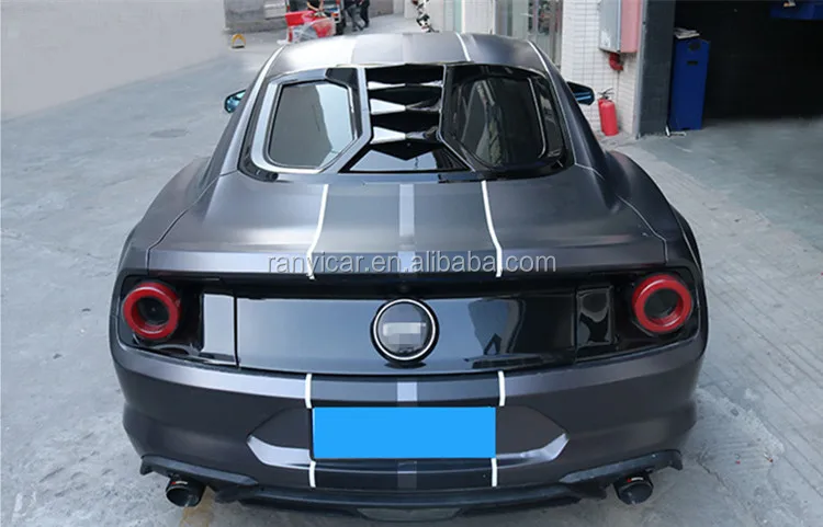 2018 mustang rear window louvers