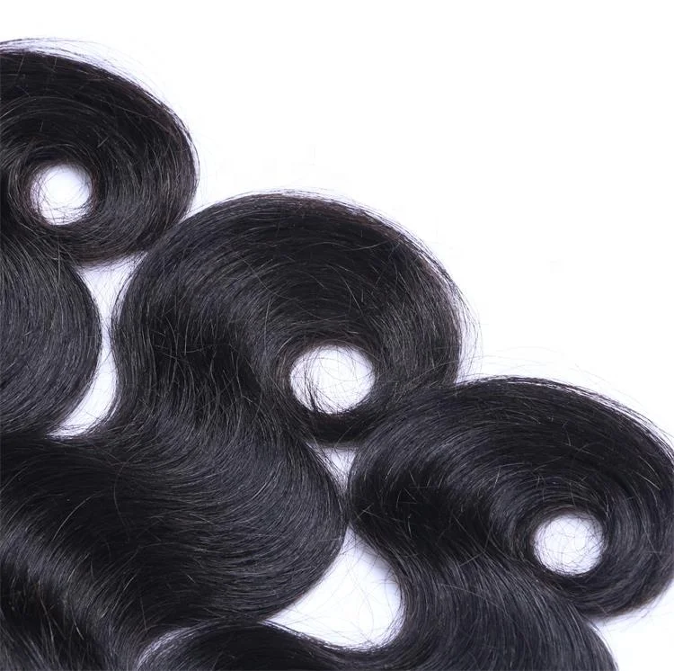 Reliable Human Hair Extension Supplier In China Cuticle Aligned Virgin Hair Transparent Lace Frontal Body Wave Hair