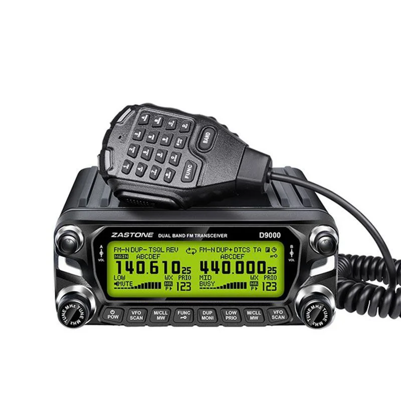 Zastone D9000车载对讲机无线电台50w超高频/甚高频136-174/400-520兆赫
