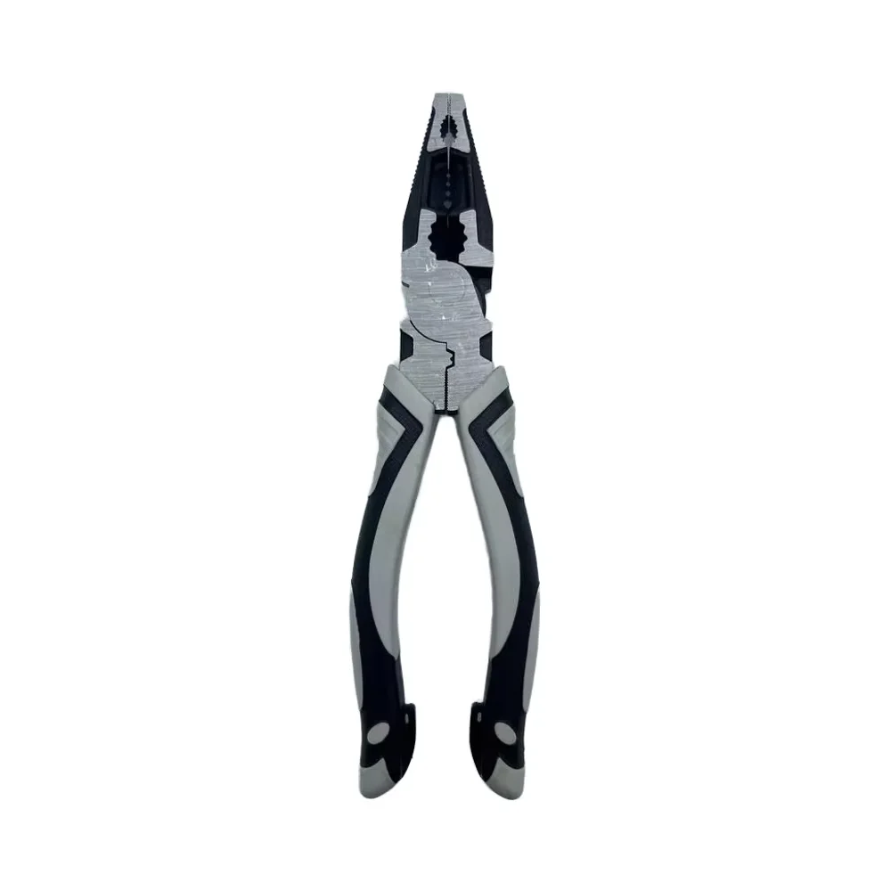 OEM Multifunction Combination Pliers Electricians Customizable Long Nose Diagonal Stripping Crimping Cutting Serrated Steel DIY details