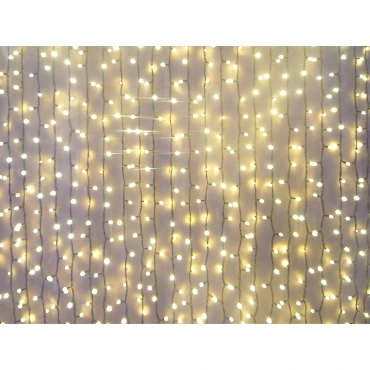 High Quality  LED Outdoor Wedding Curtain Light Outdoor Curtain Lights 1m x 3m 300 LEDs