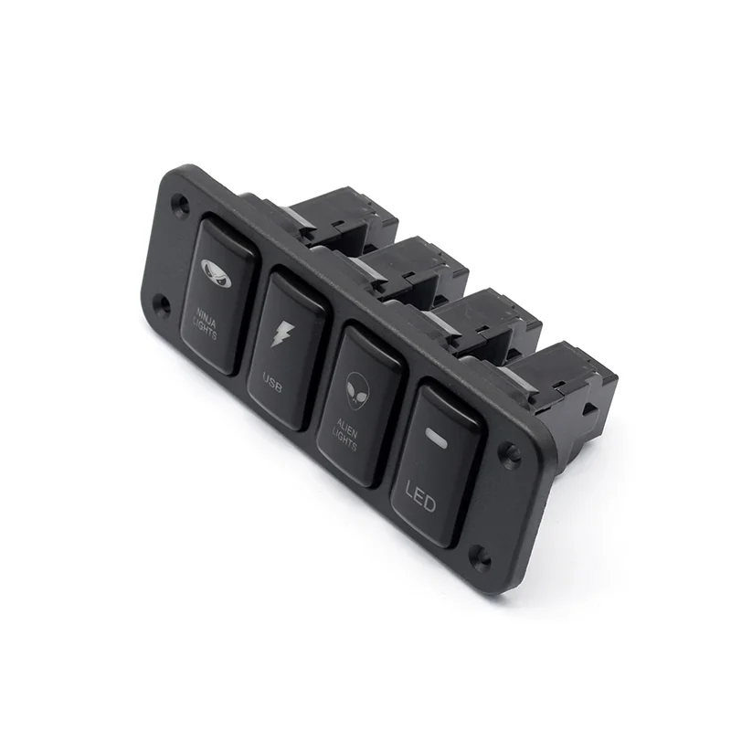 12V Led Light Bar with 4 Push Button Switches for Toyota Hailax