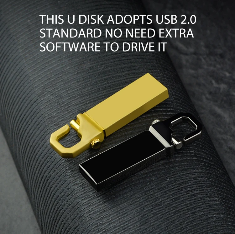 Factory cheaper usd2.0 metal buckle 8g 16g 32g 64g usb stick pendrive memory usb flash drives with logo free