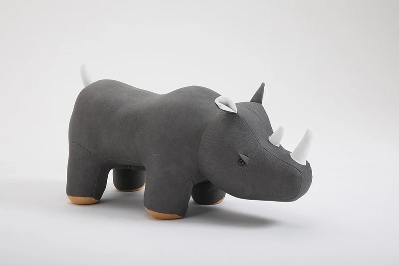 Hierro Creativo Marco Taburete Forma Animal Escabel Otomano Para