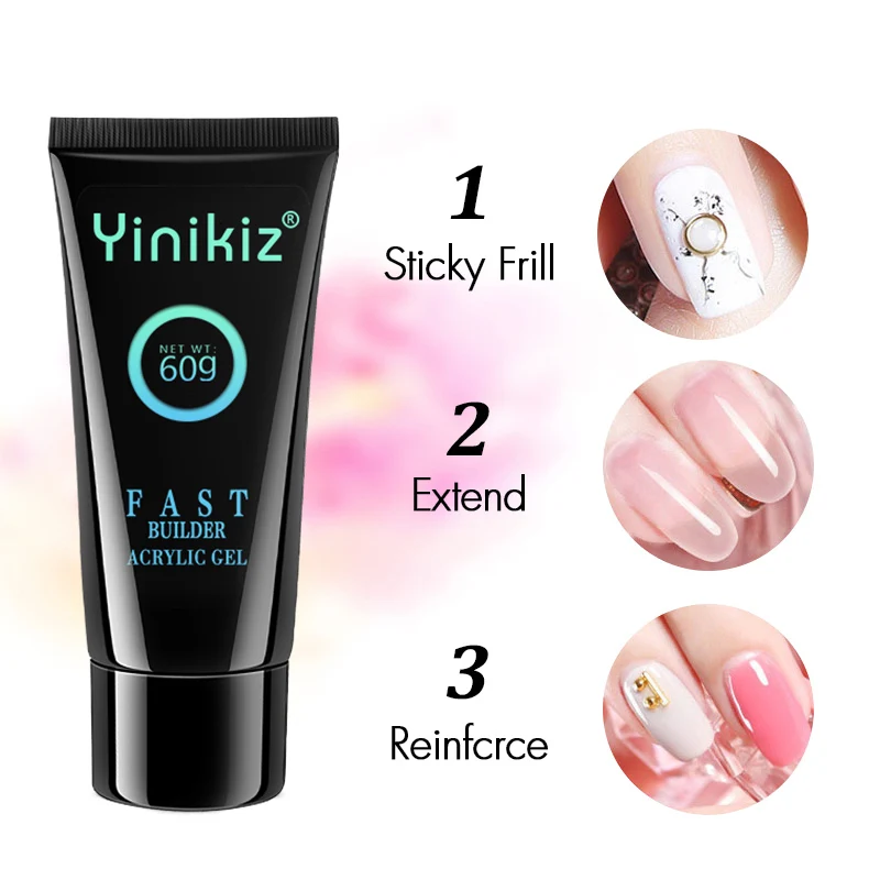 60g Acrylic Nails Gel In Tube Manufacturer Nail Arts Design Gel Polish