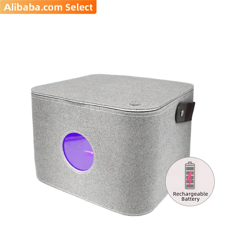 Alibaba select Household portable baby bottle cloths personal built-in Battery uv led sterilizing bag(8pcs/CTN)