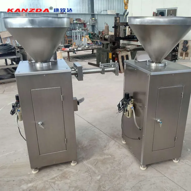 Pneumatic Automatic Twisting Sausage Stuffer Chorizo Filling Machine