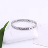 wholesale custom 316L stainless steel fashion jewelry Greek Roman numerals cuff bracelet bangle for women