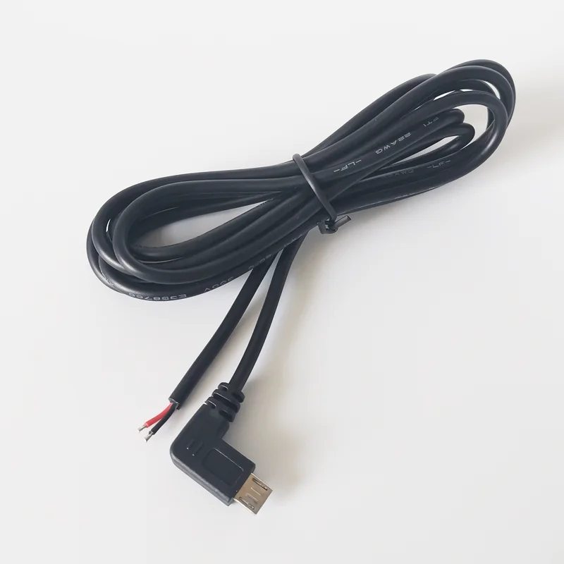 Right Angle Micro-USB 5 P Port Male Plug Socket Connector #P2