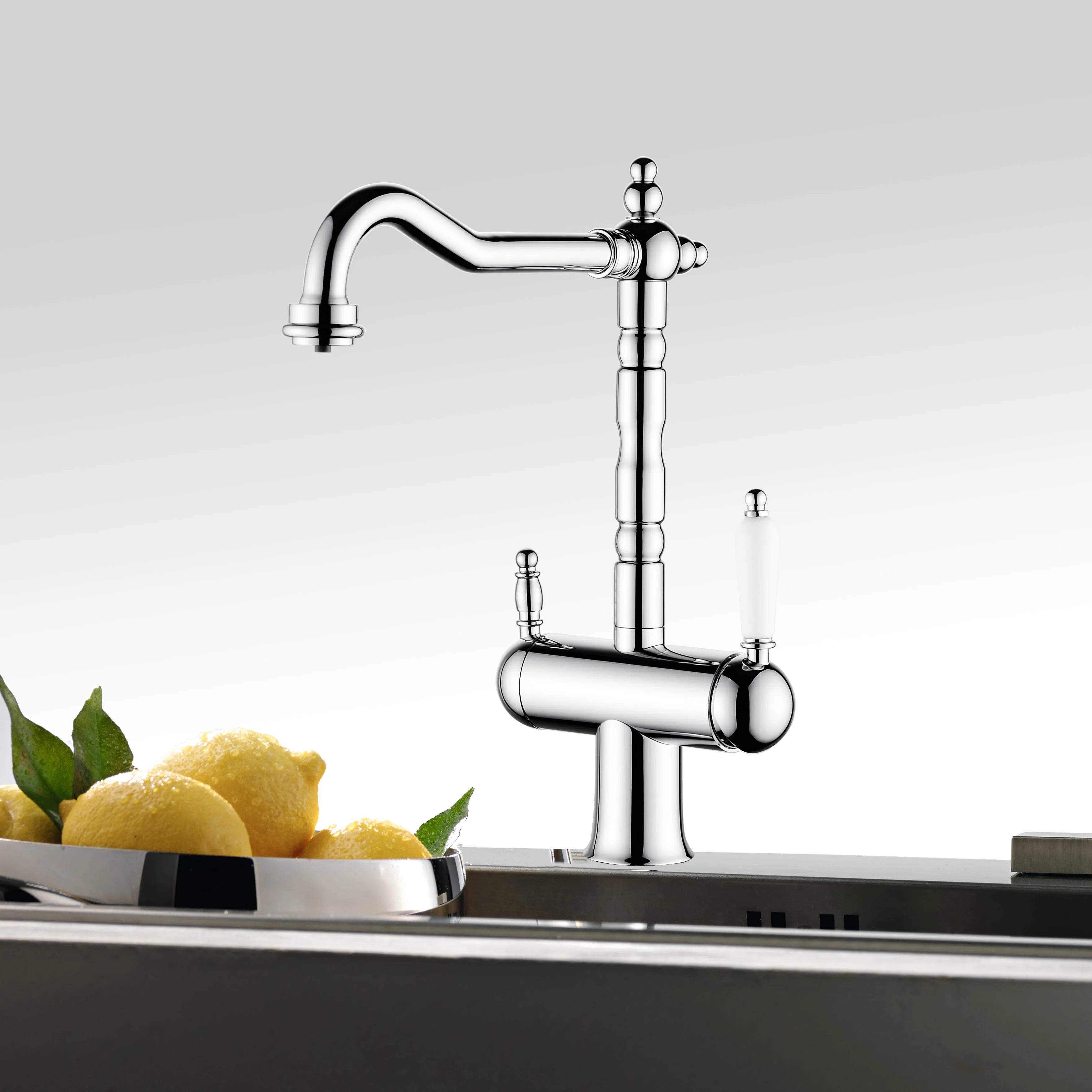 Classical 3 Way Instant Boiling Water Tap Hot Water Kitchen Faucet With