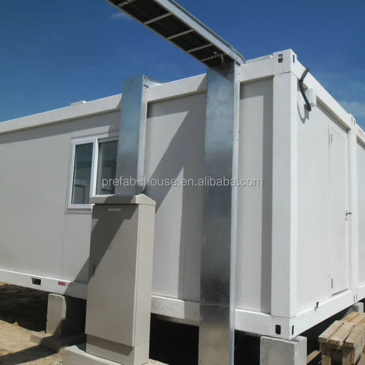 Libya Low Cost Prefabricated House Design 40ft Flat Pack Container
