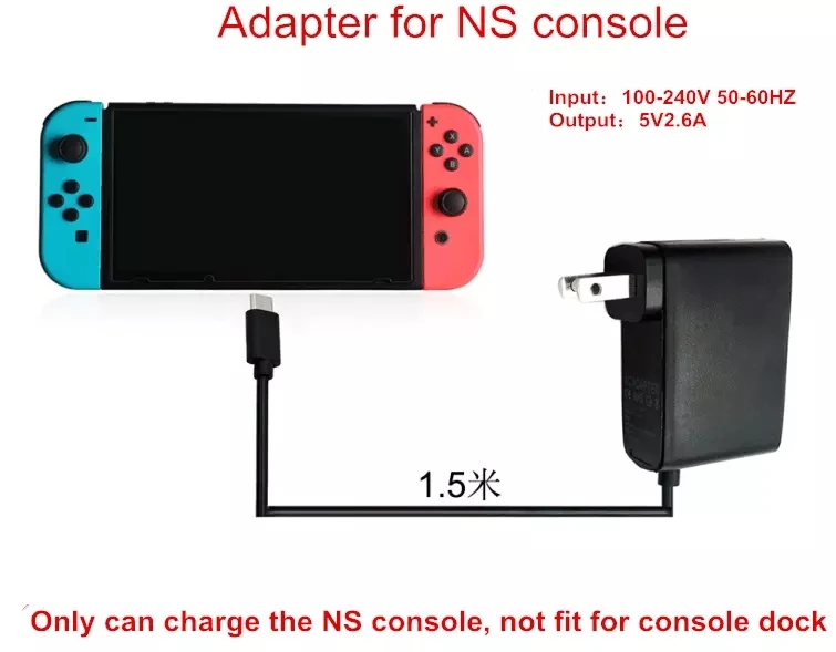 Latest High Quality Ac Adapter Charger For Nintendo Switch Console Usa Uk Eu Plug Buy Ac Adapter Charger For Nintendo Switch Console New Design Ac Adapter Charger For Nintendo Switch Console High Quality