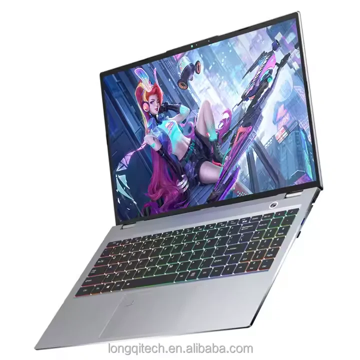 Side-by-side comparison of 14-inch and 15.6-inch laptops on a desk with notebook and coffee cup