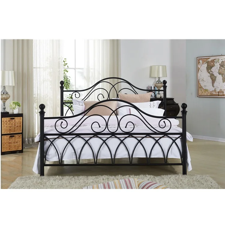 
custom wrought iron bed latest design furniture bed metal wrought iron bed 