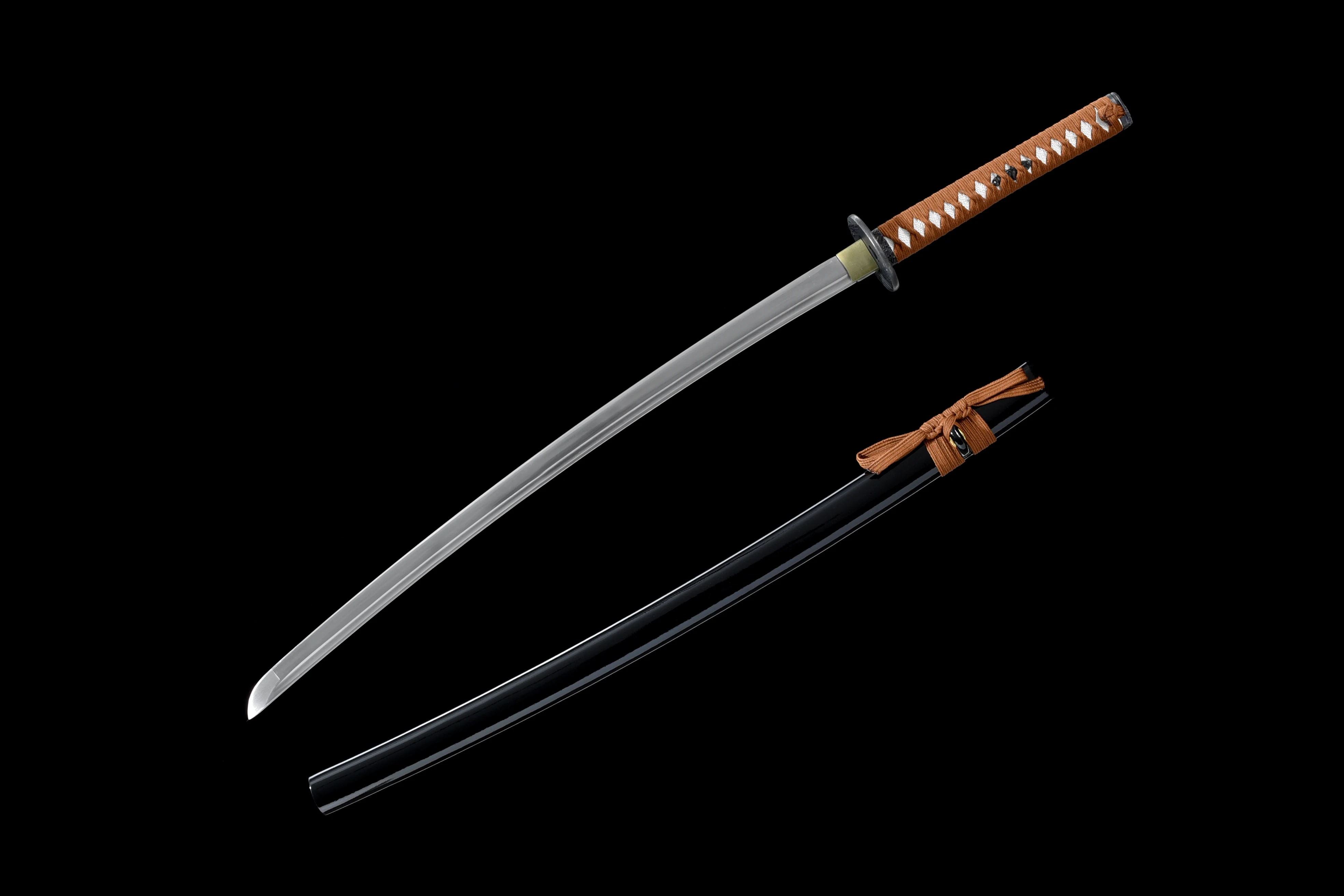 eaglet katana 手工高品质 katana 日本剑粘土包裹燃烧刀片