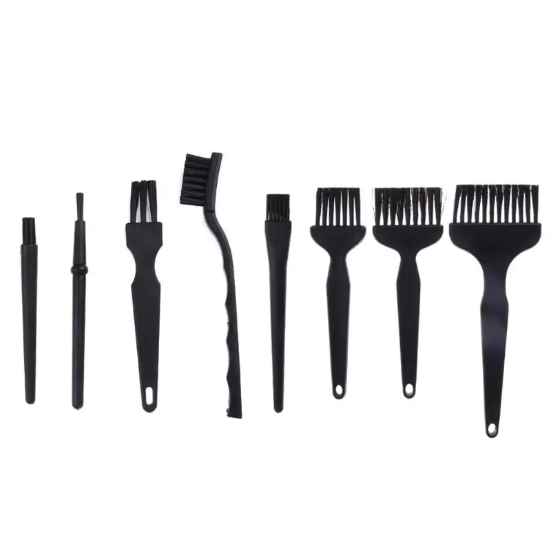 8pcs/set Anti Static Cleaning Brushes Set Repair Dust Detailing Cleaning Tool LC 