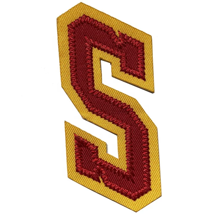 Custom High Quality Iron On Heat Pressed Tackle Twill Applique Patches
