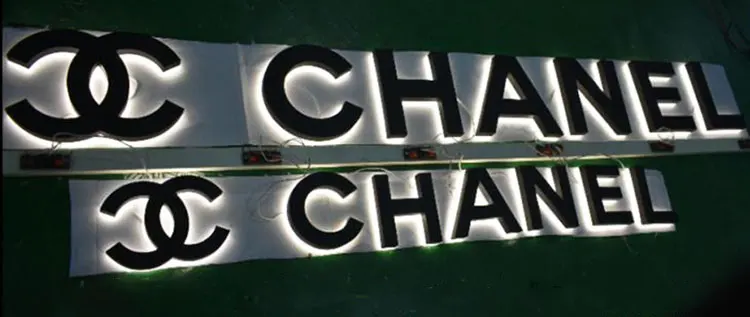 led亚克力点亮商务接待背光金属标志标牌