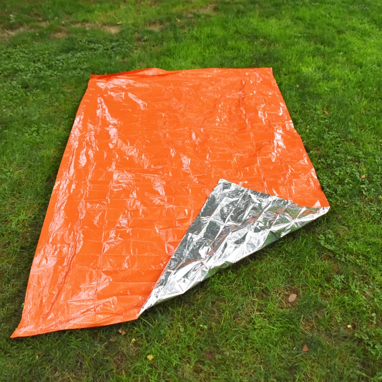 Waterproof Foil Rescue Mylar Survival Blanket Military Thermal Aluminum