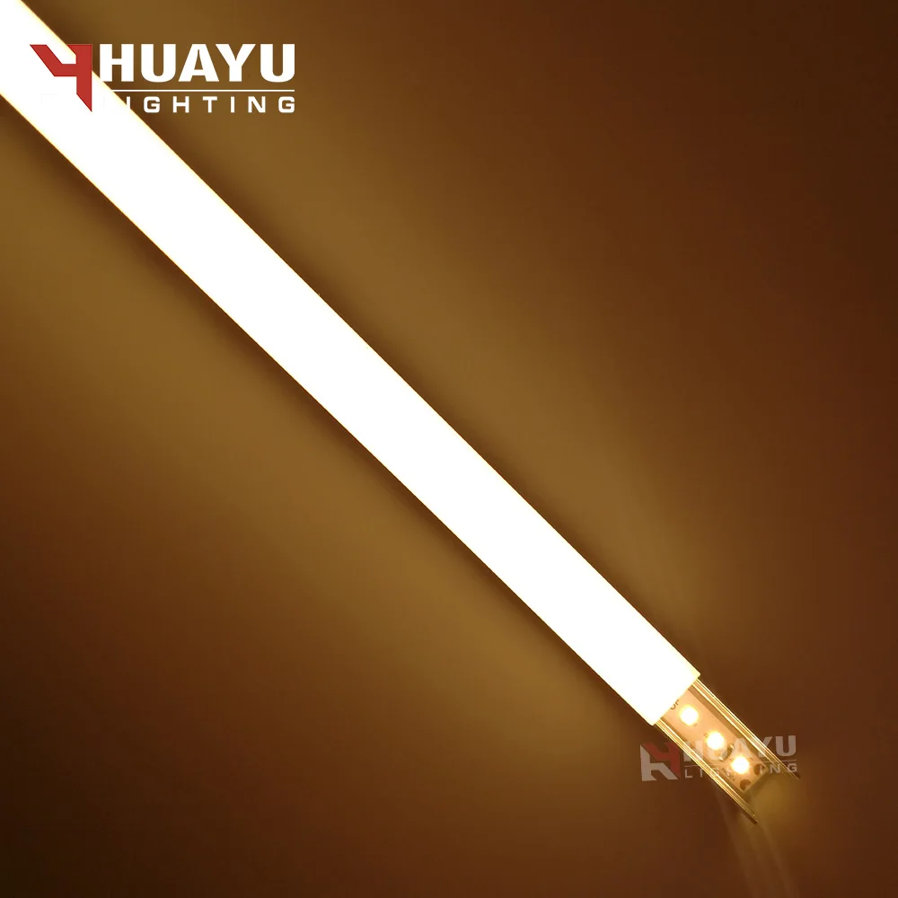 Recessed mounting LED Aluminum profile with led strip light U square shape profile channel extrusions for ceiling decoration