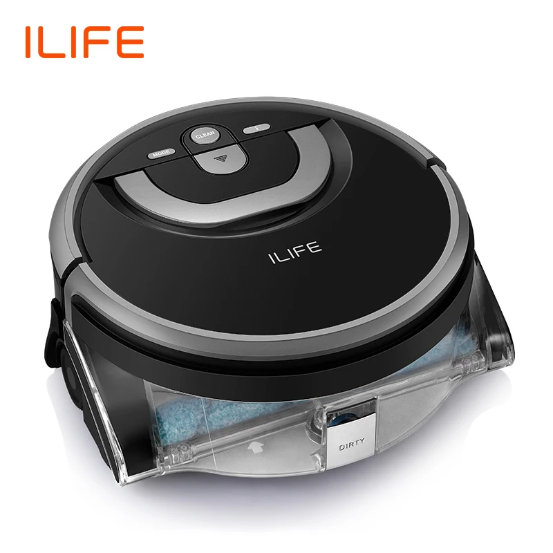 
ILIFE New W400 Mopping robot Vacuum cleaner With navigation water tank 