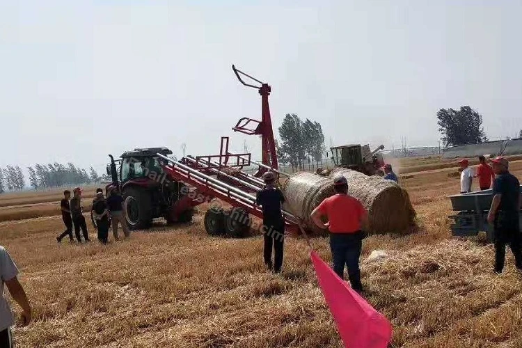 Hydraulic Hay Bale Pyramid Hay Trailer For 16/18 Units - Buy Bale