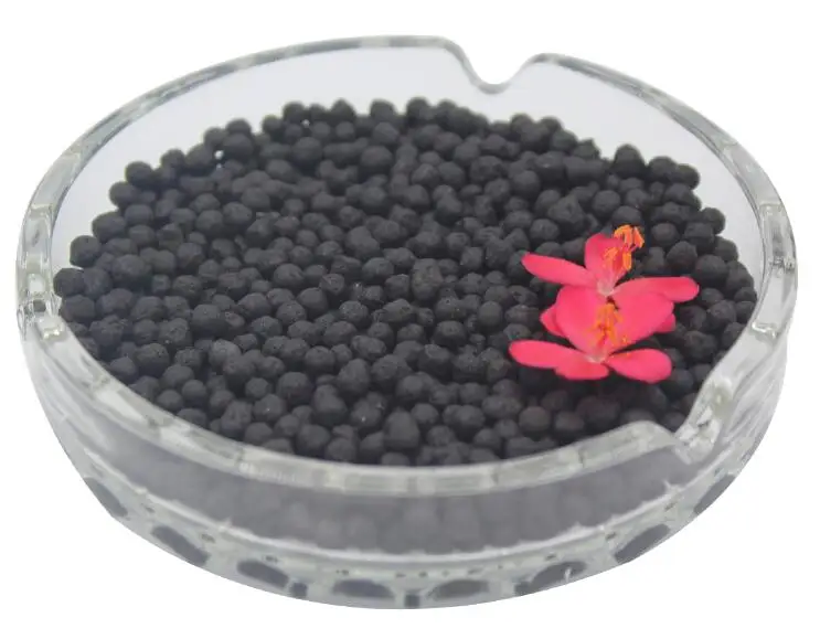 Free Sample Black Granular Water Soluble Slow Release Compound Organic Fertilizer npk 10%