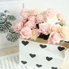 China wholesale cheap hand wet feeling artificial silk rose valentine home wedding interior decoration Rose flower