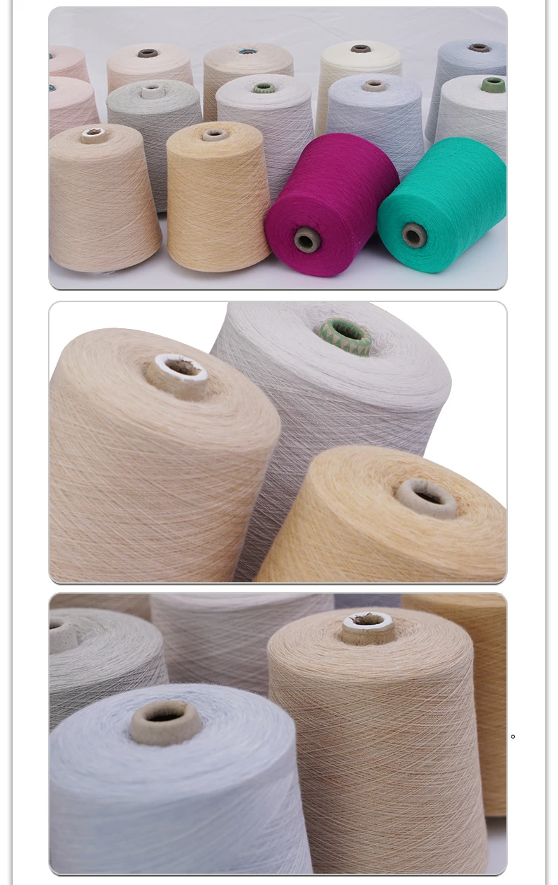 Hot Sale 30S/2 dyed acrylic linen like yarn factory wholesale for sweater knitting