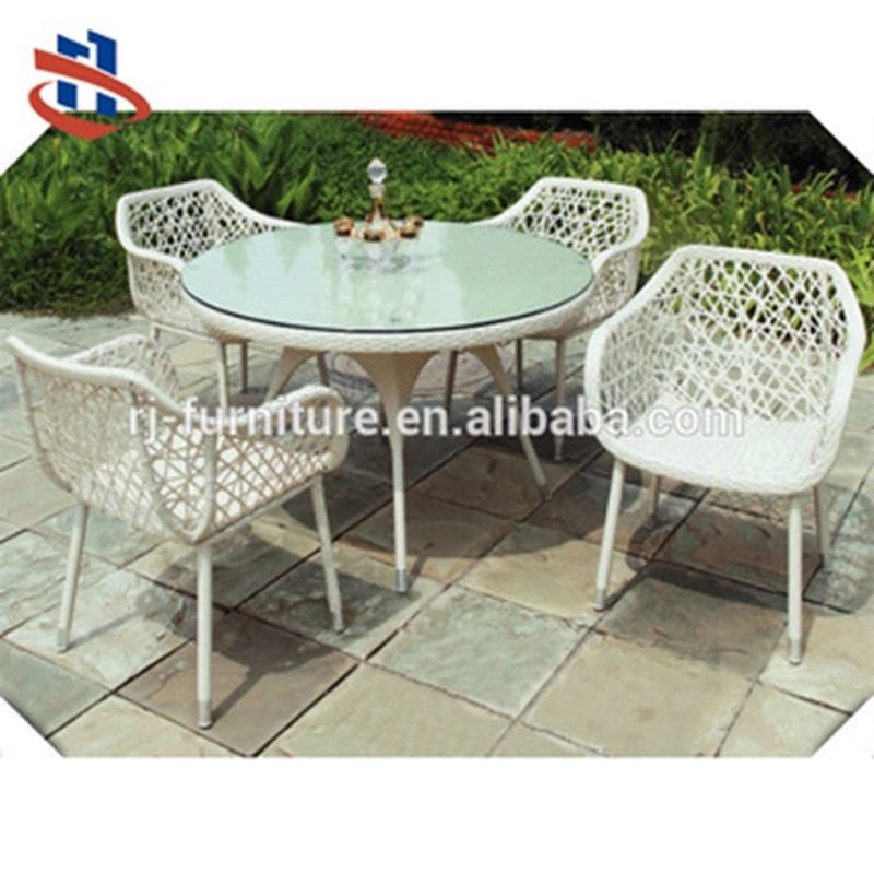 New Design Garden Furniture Sets Table And Chairs Bronze Metal Dining