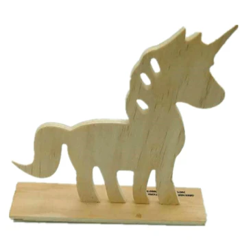 wooden unicorn puzzle