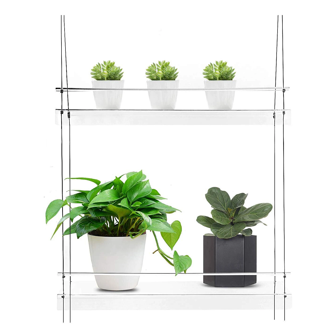 Factory Elegant Clear Acrylic Hanging Window Plant Shelves Buy