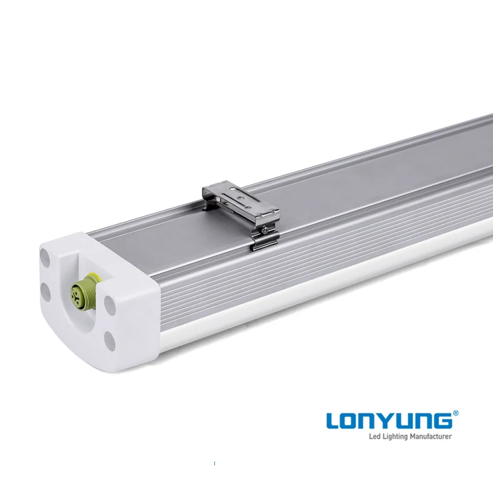 High Lumen 4ft 1200lm Linear 20w 40w Tri-Proof LED Batten Light Vapor tight with motion sensor