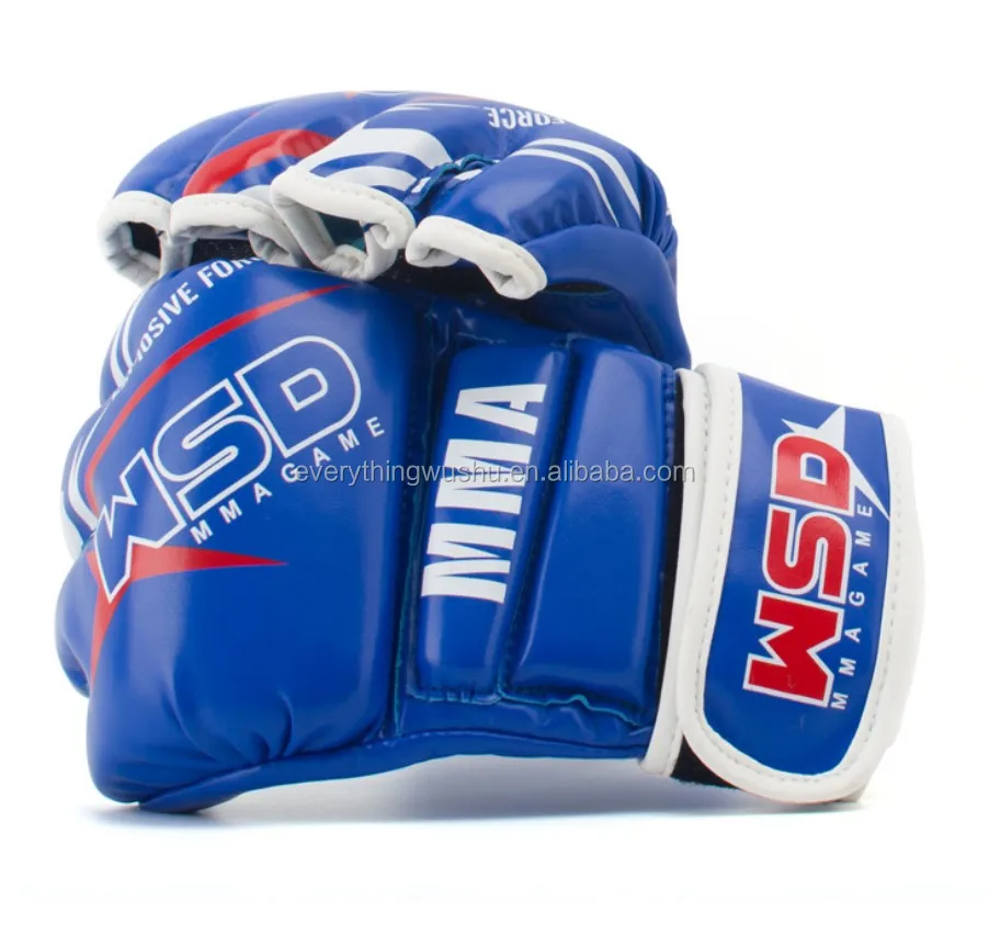 HIGH Quality Adults MMA Short Gloves Leather MMA Muay Thai Boxe De Luva Mitts Sanda Equipments