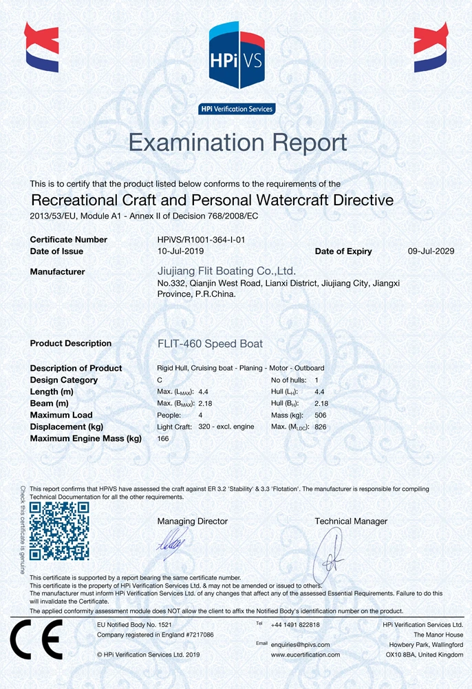 4 Persons Outboard Engine Fiberglass Ce Certification Boat Buy Ce