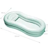 inflatable medical bath pool on bed for disabled and elderly