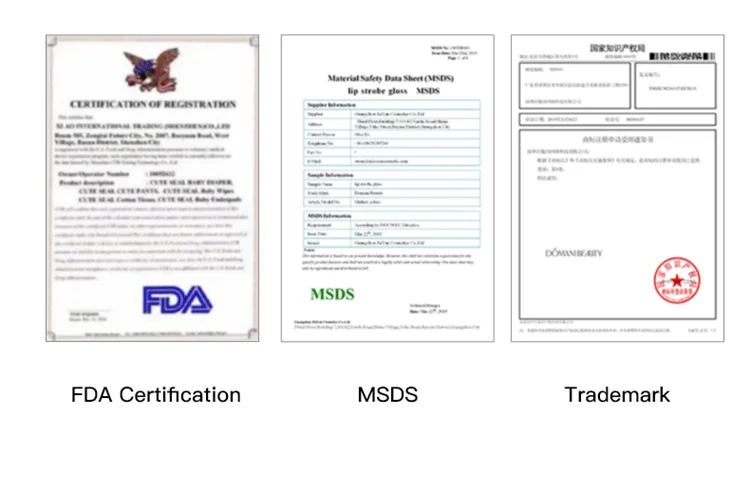 Domani Beauty Waterproof Shimmer Wholesale Custom Glazed Glitter Makeup Brush Private Label Single Liquid Eye Shadow Eyeshadow