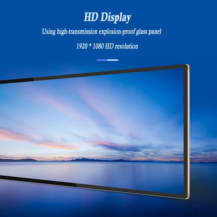 Factory Price Wholesale Oem High Brightness Full Viewing Sunlight Readable Lcd Screen Display D-LED Vertical Display 0.21x0.536