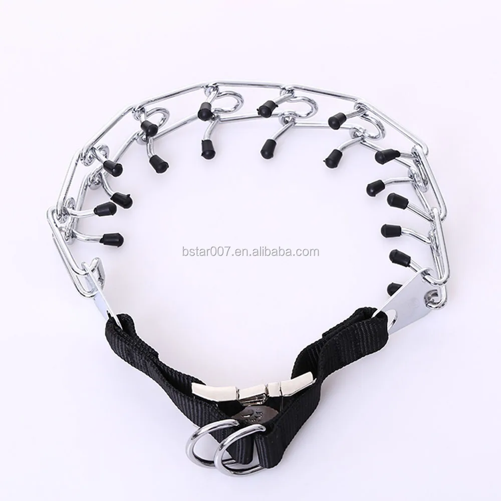 Supet Dog Prong Collar Dog Choke Pinch Training Collar Adjustable Links