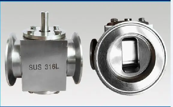 316l ss 三通旋转阀 不同的材料选择不同的类型,效率更高,更专业.