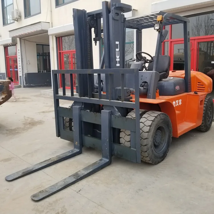 
China diesel engine 7 ton used forklifts for sale 