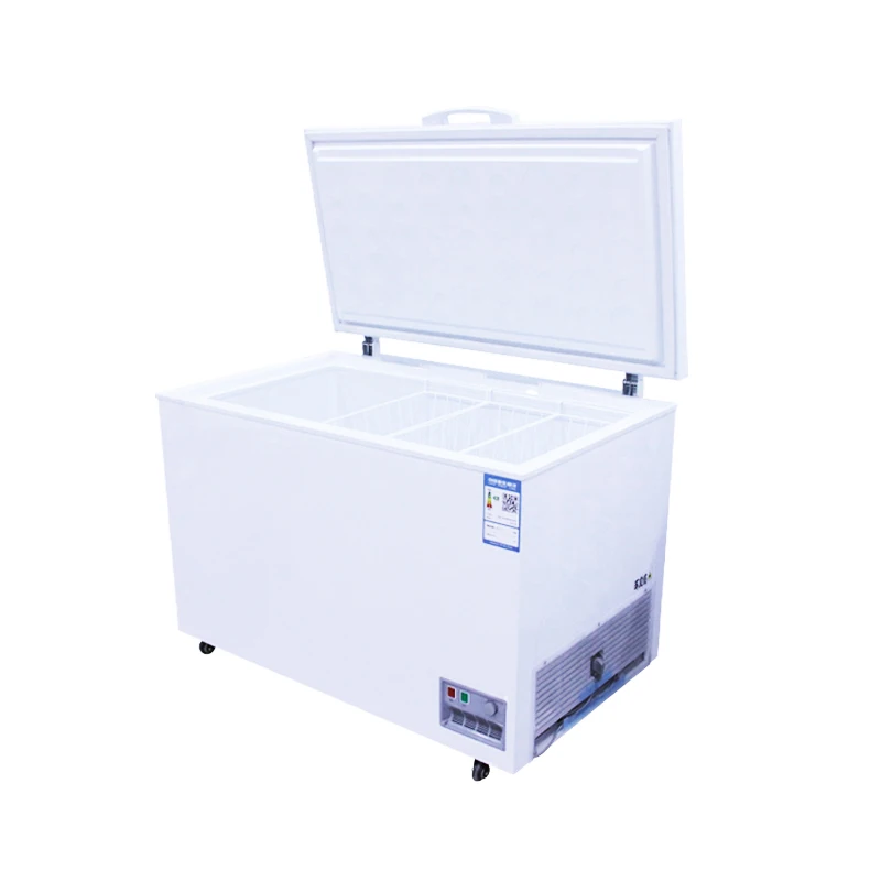 Topopen Freezer Refrigerators Ice Commercial Horizontal Deep